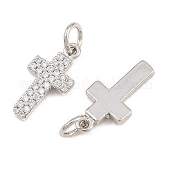 Pendentifs en laiton zircon cubique transparent&nbsp;CU-CBADC6C-05P-02
