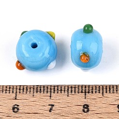 Perline irregolari fatte a mano in lampwork&nbsp;LAMP-ZX003-07-04