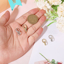 4 шт. 2-х цветные латунные кольца для пружинных затворов&nbsp;KK-CA0002-72