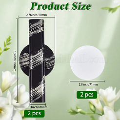 Железные самоклеящиеся вазы для цветов&nbsp;AJEW-WH20020-431A