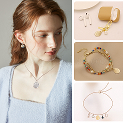 30шт. 3-х цветная подвеска из нержавеющей стали 304&nbsp;STAS-DC0012-43