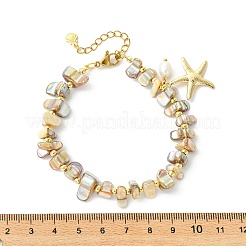 Natürliche kultivierte Süßwasserperlen Perlen Armbänder&nbsp;BJEW-JB13751