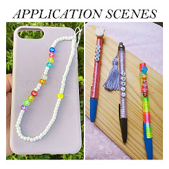 100шт 5 стиля прозрачные акриловые бусины&nbsp;TACR-TA0001-54B