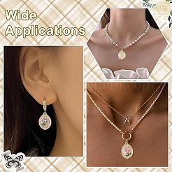 8шт 8 стиля подвески из сплава с эмалью&nbsp;ENAM-YW0006-53