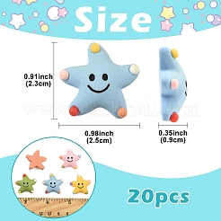 20 шт. кабошоны из непрозрачной смолы для декодирования&nbsp;RESI-YW0005-74