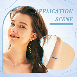 2 нить натурально окрашенных и нагретых разноцветных агатовых бусин&nbsp;G-NB0005-05