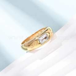 Кольца для пальцев из нержавеющей стали 304 с широким ободком&nbsp;RJEW-F201-01G-02