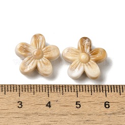 Непрозрачные двухцветные акриловые бусины&nbsp;OACR-G042-05