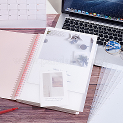8 feuille intercalaire pour carnet de notes en PP&nbsp;DIY-GA0009-52B