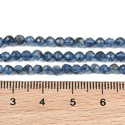 Brins de perles d'aigue-marine bleu diable naturel&nbsp;GG-CBAF158-D01-07