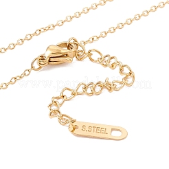 Strassring mit Halskette mit Skelettschlüssel-Anhänger&nbsp;NJEW-P262-10G