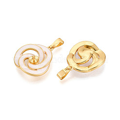 Ganchos de latón y esmalte&nbsp;LS-KK-T079-10G