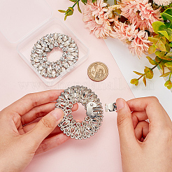 Украшение для обуви из хрусталя и горного хрусталя из сплава&nbsp;DIY-FG0003-73