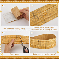 Самоклеящаяся полиэтиленовая контактная бумага&nbsp;AJEW-WH20004-32B-03