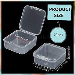 70 шт. Пластиковые коробки с откидной крышкой&nbsp;CON-BC0007-65