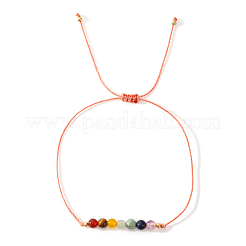 Vintage minimalistische verstellbare Armbänder aus natürlichen Edelsteinperlen&nbsp;AX5833-2