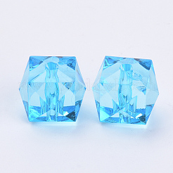 Прозрачные акриловые бусины&nbsp;TACR-Q259-10mm-V40-01