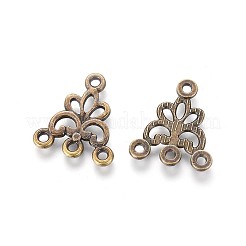 Треугольник тибетский стиль сплава канделябра компоненты соединения&nbsp;LS-MLF0178Y-NF