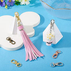 20 шт. двухцветные поворотные карабины-лобстеры из сплава&nbsp;IFIN-TA0001-73