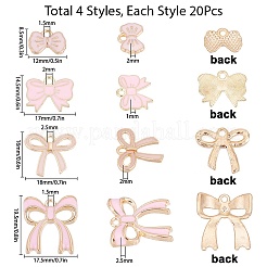 80шт 4 стиля подвески из сплава с эмалью&nbsp;ENAM-SC0006-88