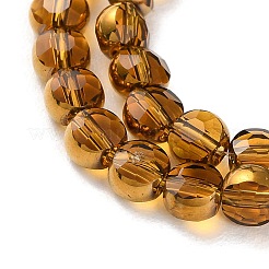 Стеклянные бусины с гальваническим покрытием &nbsp;LS-EGLA-A040-01F