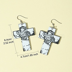 Orecchini pendenti in acciaio inossidabile 304&nbsp;EJEW-FS00010