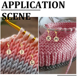 Подвесные маркеры петель с замком из сплава эмали&nbsp;HJEW-SC00140