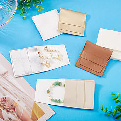 5 шт. 5-х цветных квадратных конвертов из искусственной кожи&nbsp;ABAG-TA0001-81