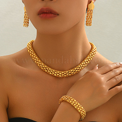 Роскошные железные полые геометрические браслеты&nbsp;FK6767-1