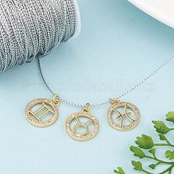 Bijoux fil tressé fils métalliques&nbsp;MCOR-JP0001-02