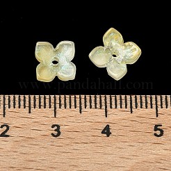 Окрашенные и нагретые стеклянные колпачки для бусин&nbsp;GLAA-Z019-01D