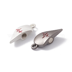 Fermoirs magnétiques en alliage de coeur d'amour&nbsp;FIND-C013-01A