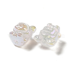 Placcatura uv perline acriliche iridescenti arcobaleno&nbsp;LS-PACR-M002-01F