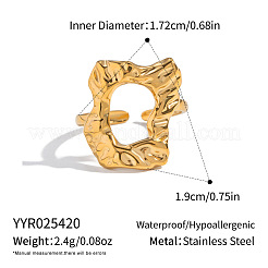 Offene Manschettenringe aus Edelstahl 304 für Damen&nbsp;FS3421
