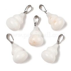 Natürliche weiße Jade Anhänger&nbsp;G-B127-03P-14