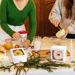 Квадратные бумажные коробки для печенья с квадратным прозрачным окном&nbsp;CON-TAC0001-12B-01