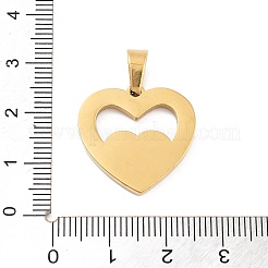 Anhänger aus Edelstahl 304&nbsp;LS-STAS-M062-01G-F