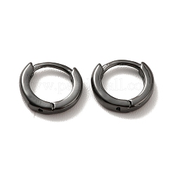 Orecchini a cerchio in ottone placcato cremagliera&nbsp;EJEW-K093-01E