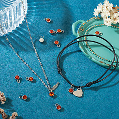 10 Stück Glas-Strass-Anhänger&nbsp;STAS-TADJ0001-01