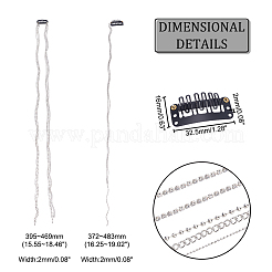 Fermagli per capelli a scatto in ferro 4 pz 2 stile&nbsp;PHAR-AR0001-06