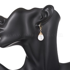 Серьги-капли из латуни с рычагом&nbsp;EJEW-JE06896