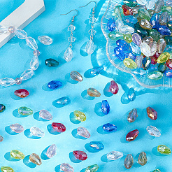 Гальванические стеклянные бусины&nbsp;EGLA-LT0001-01B