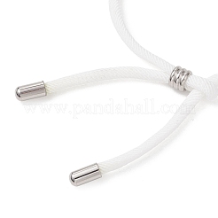 Creazione di braccialetti scorrevoli con cordino rotondo in nylon&nbsp;AJEW-JB01516-03