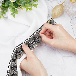 5 ярд филигранной кружевной отделки из полиэстера&nbsp;OCOR-GF0002-13B