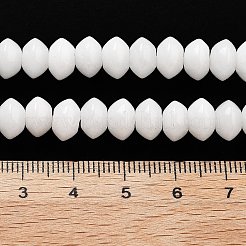 Бусины из натурального белого нефрита&nbsp;G-P559-A09-02
