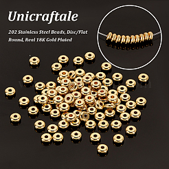 202 бусины из нержавеющей стали&nbsp;STAS-UN0058-17A-G