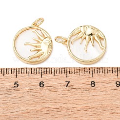 Natürlichen Muschel Anhänger&nbsp;X-KK-L188-38G-1