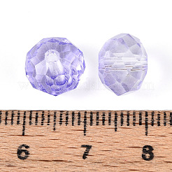 Выпечка расписные прозрачные стеклянные бусины&nbsp;X1-GLAA-N011-10mm-05