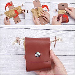 2 borsa portautensili pieghevole in tela e pelle PU da 2 colori&nbsp;ABAG-GF0001-13B
