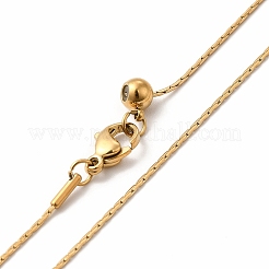 Ионное покрытие (ip) 304 нержавеющая сталь бостон звено цепи ожерелье для мужчин и женщин&nbsp;LS-STAS-E185-05G